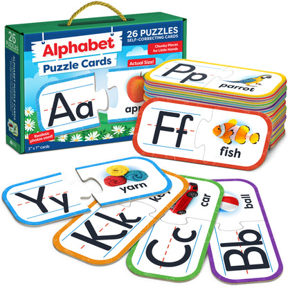 Alphabet Puzzle Cards - 26 Pieces