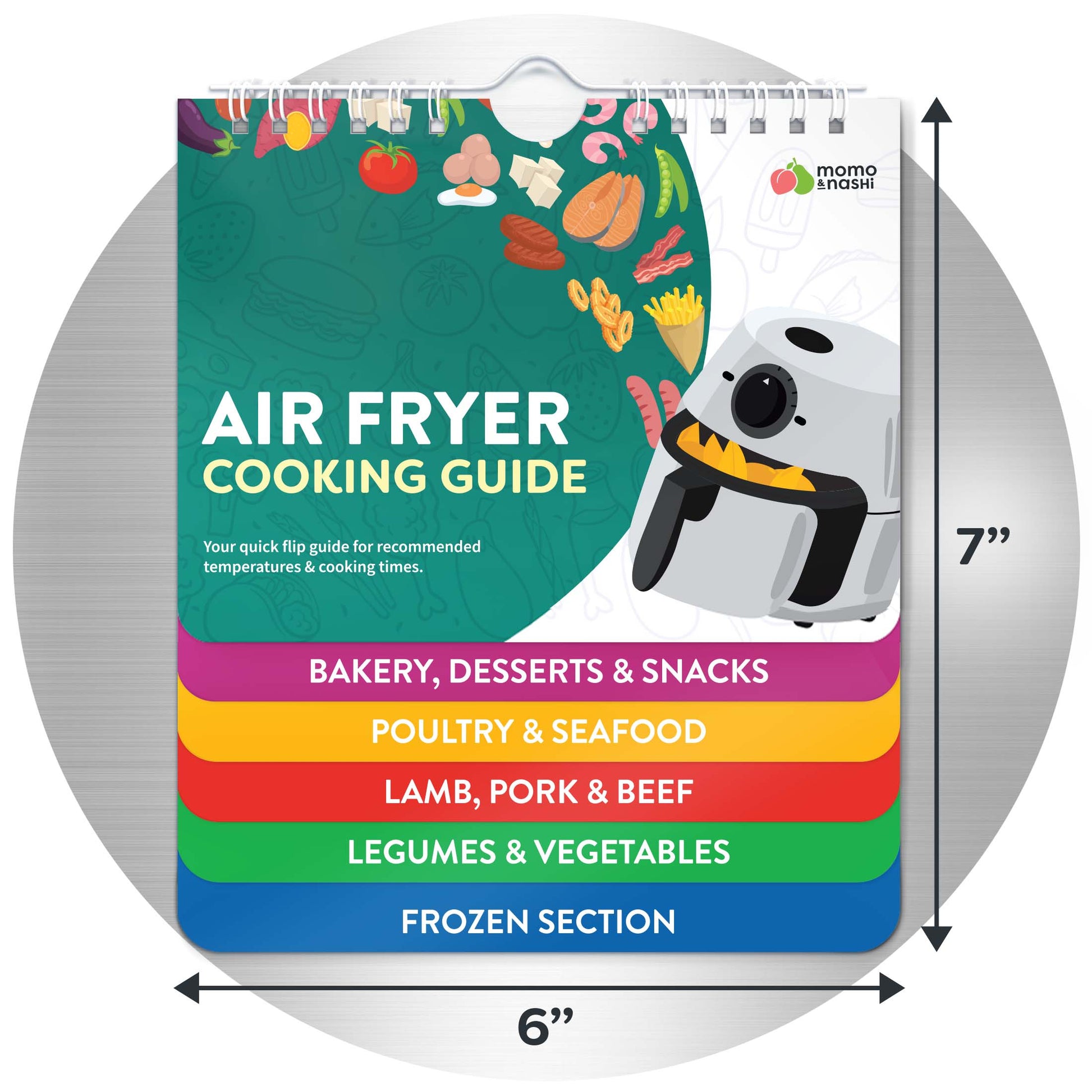 Air Fryer Magnetic Cheat Sheet Set, Cook Times Chart Air Fryer Accessories  Instant Pot Cheat Sheet, Magnet Sheet Quick Reference Guide for Cooking and