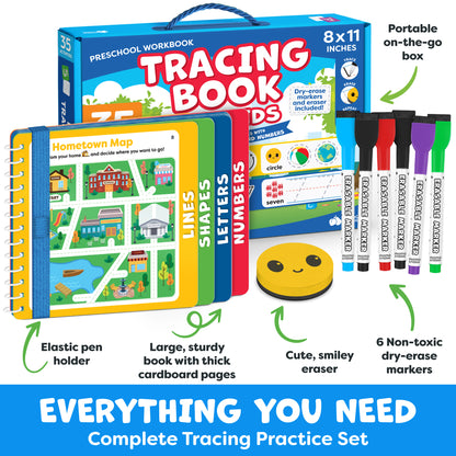 Tracing book for Kids Ages 3-5