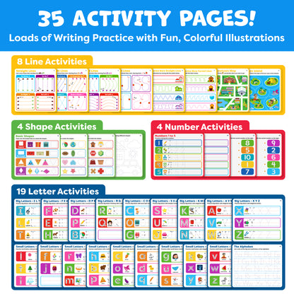 Tracing book for Kids Ages 3-5